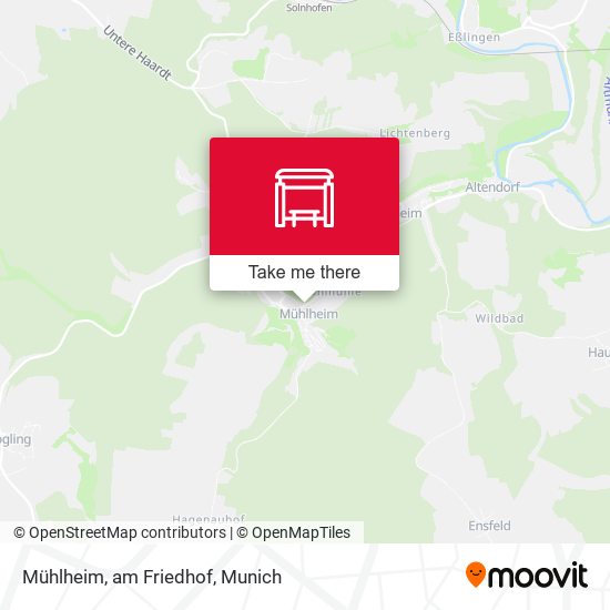 Mühlheim, am Friedhof map