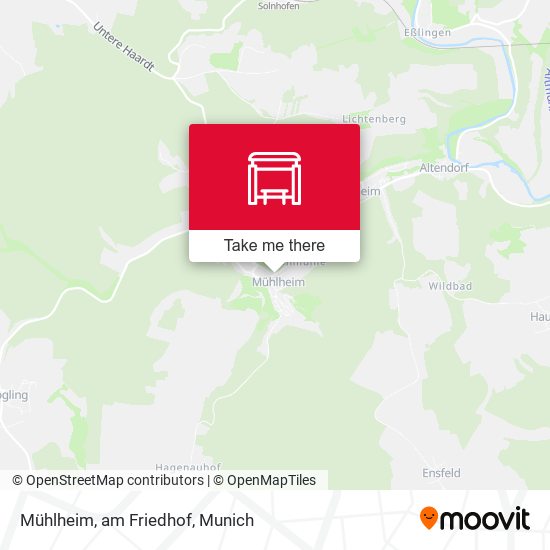 Mühlheim, am Friedhof map