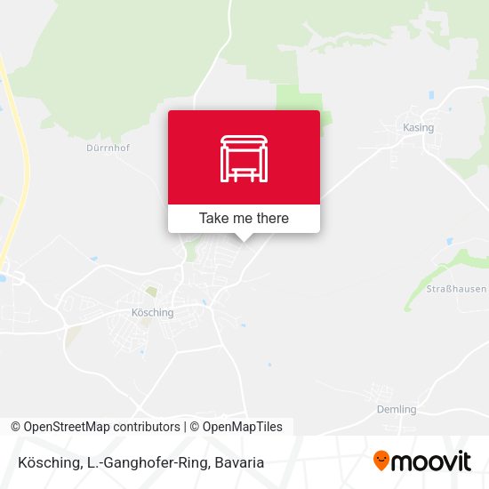 Kösching, L.-Ganghofer-Ring map
