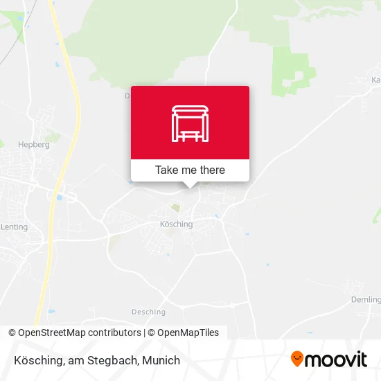 Карта Kösching, am Stegbach