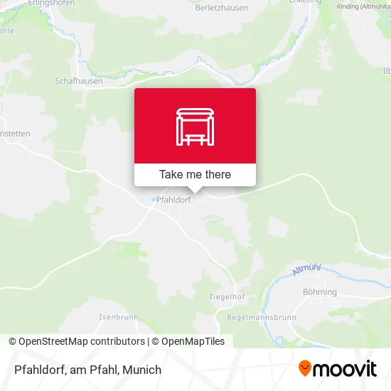 Карта Pfahldorf, am Pfahl