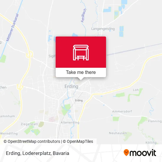 Карта Erding, Lodererplatz