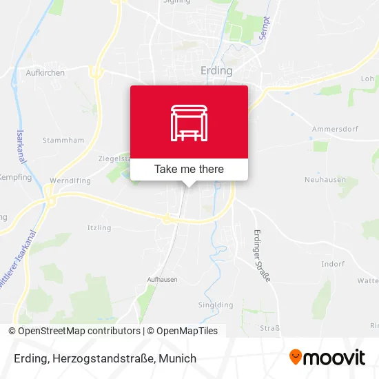 Карта Erding, Herzogstandstraße