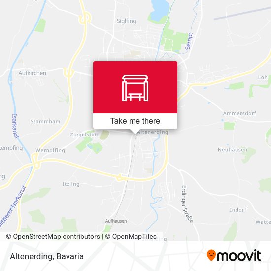 Карта Altenerding