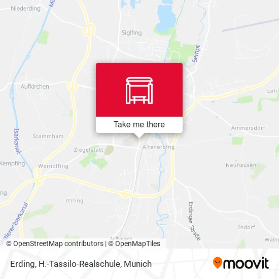 Карта Erding, H.-Tassilo-Realschule