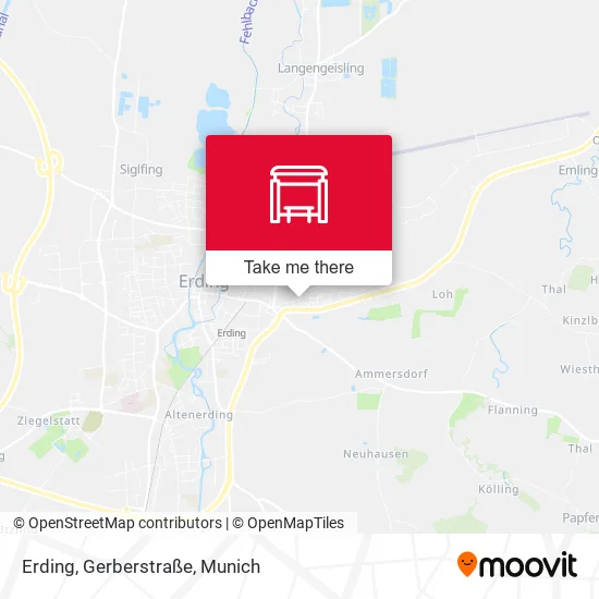 Карта Erding, Gerberstraße
