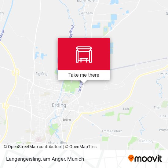 Langengeisling, am Anger map