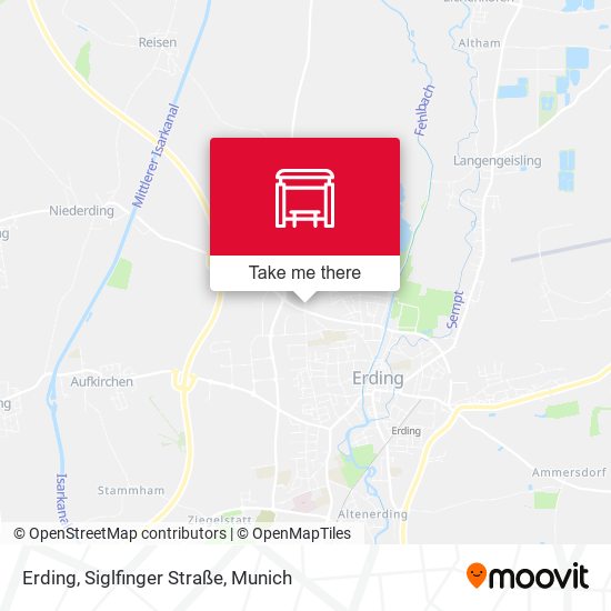 Карта Erding, Siglfinger Straße