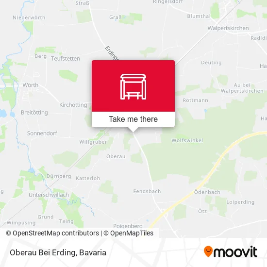 Карта Oberau Bei Erding