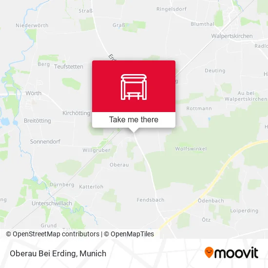 Карта Oberau Bei Erding