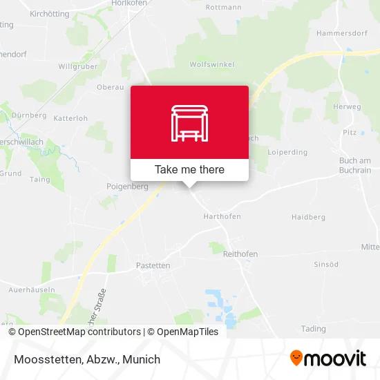 Карта Moosstetten, Abzw.
