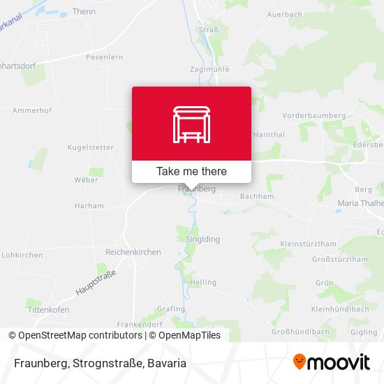 Fraunberg, Strognstraße map