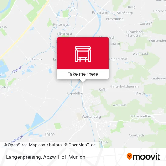 Карта Langenpreising, Abzw. Hof