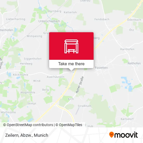 Карта Zeilern, Abzw.