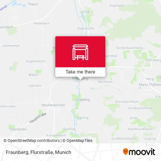 Карта Fraunberg, Flurstraße