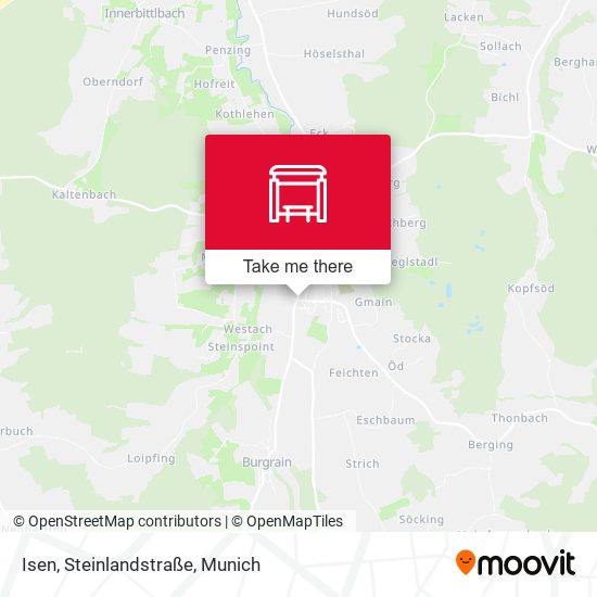 Isen, Steinlandstraße map