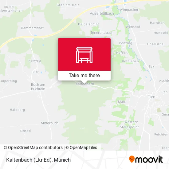 Карта Kaltenbach (Lkr.Ed)