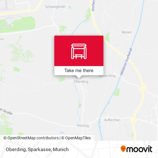 Карта Oberding, Sparkasse