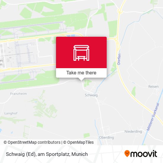 Schwaig (Ed), am Sportplatz map