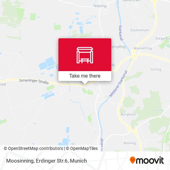 Moosinning, Erdinger Str.6 map