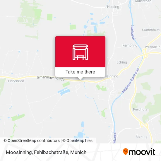 Карта Moosinning, Fehlbachstraße