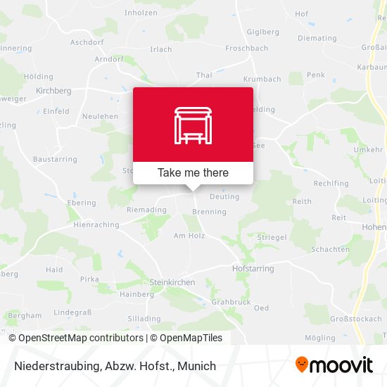 Niederstraubing, Abzw. Hofst. map