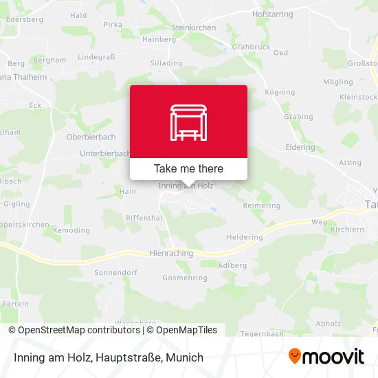 Inning am Holz, Hauptstraße map