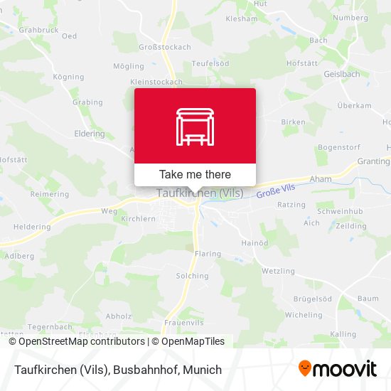 Taufkirchen (Vils), Busbahnhof map