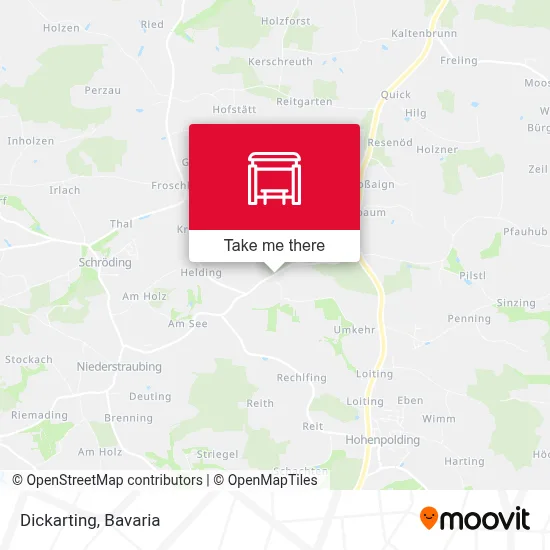 Dickarting map