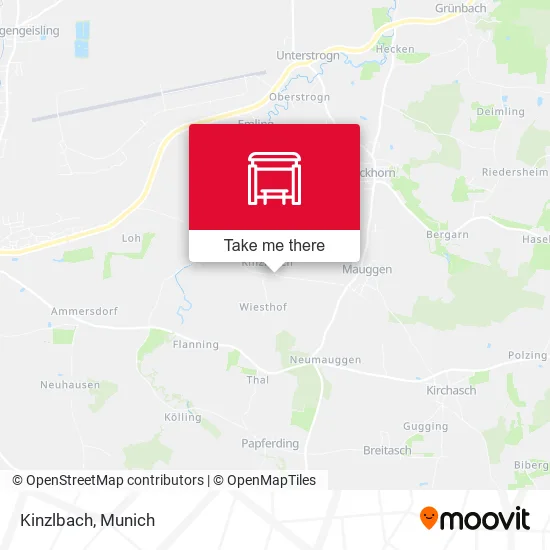Карта Kinzlbach