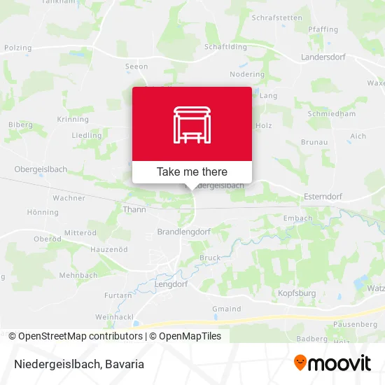 Карта Niedergeislbach