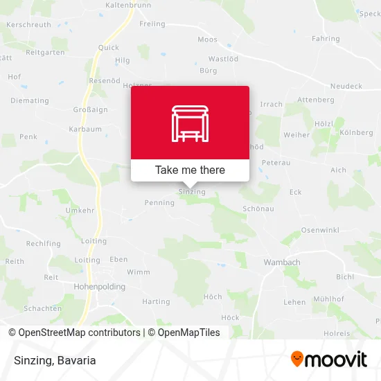Sinzing map