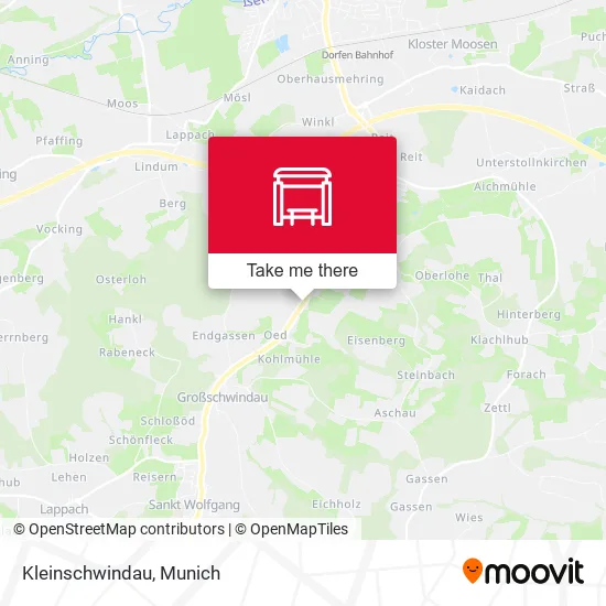 Карта Kleinschwindau