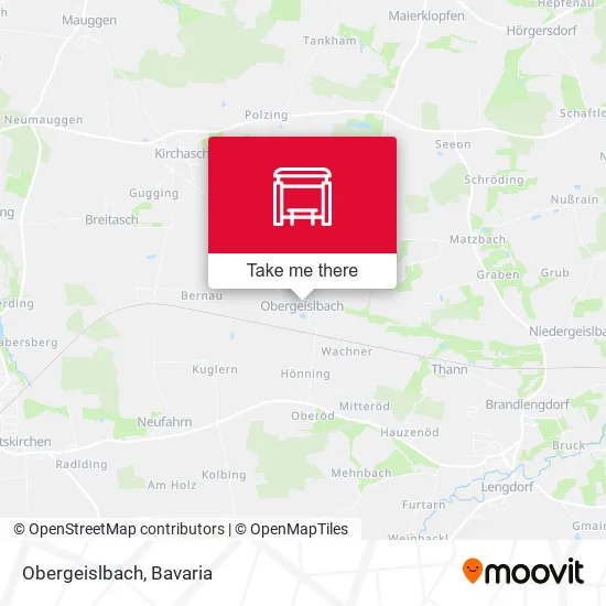 Карта Obergeislbach