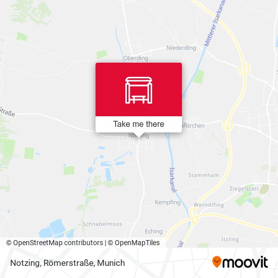Notzing, Römerstraße map