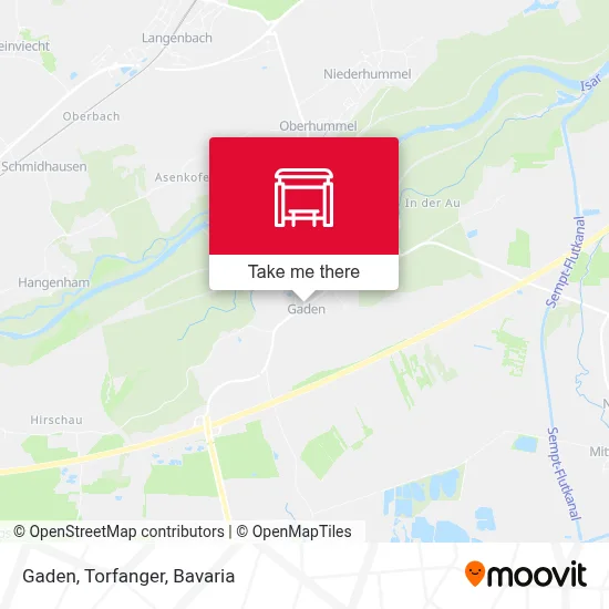 Gaden, Torfanger map