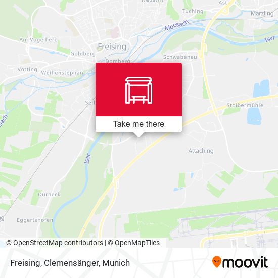 Freising, Clemensänger map