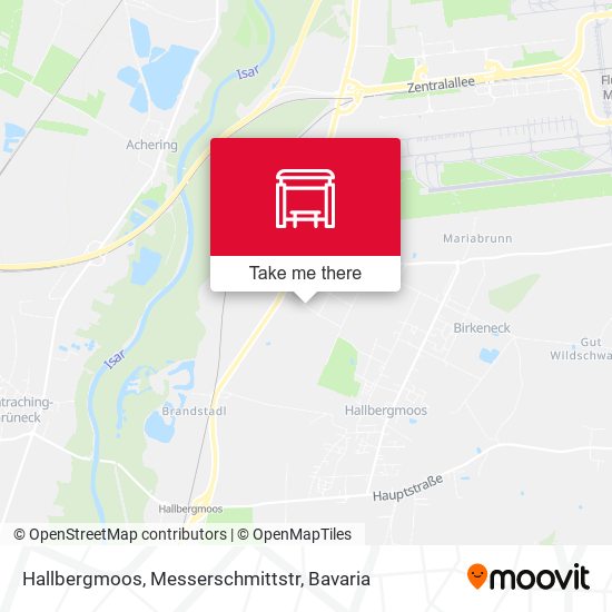 Hallbergmoos, Messerschmittstr map