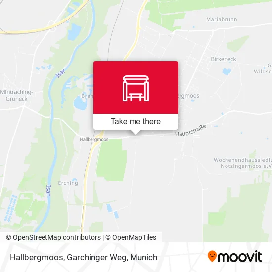 Карта Hallbergmoos, Garchinger Weg