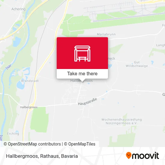 Hallbergmoos, Rathaus map