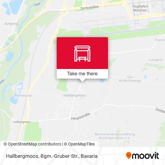 Hallbergmoos, Bgm.-Gruber-Str. map