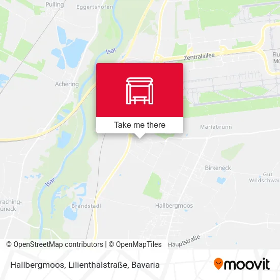 Карта Hallbergmoos, Lilienthalstraße
