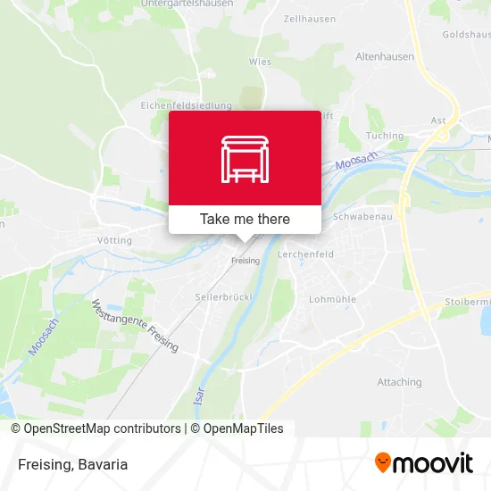 Freising map