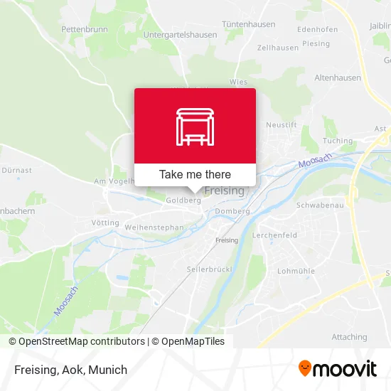 Карта Freising, Aok