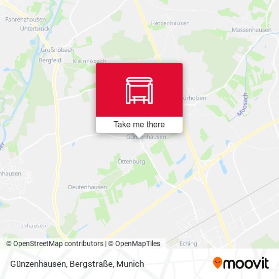 Günzenhausen, Bergstraße map