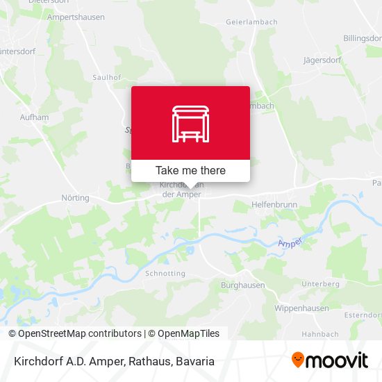 Kirchdorf A.D. Amper, Rathaus map