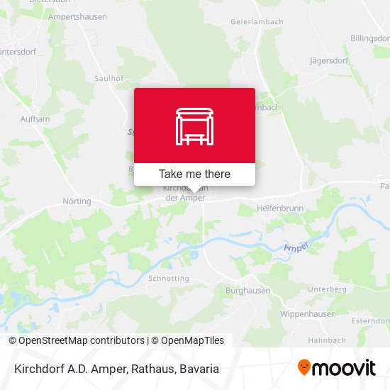 Kirchdorf A.D. Amper, Rathaus map