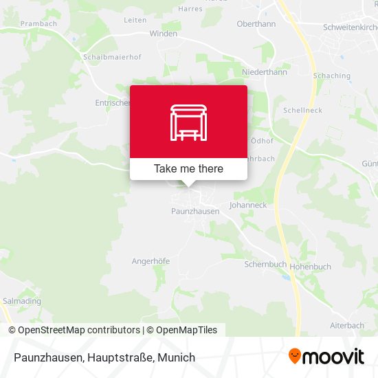 Paunzhausen, Hauptstraße map