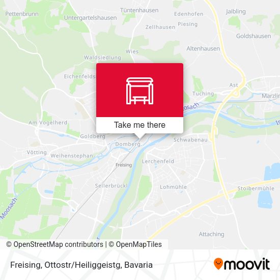 Карта Freising, Ottostr/Heiliggeistg