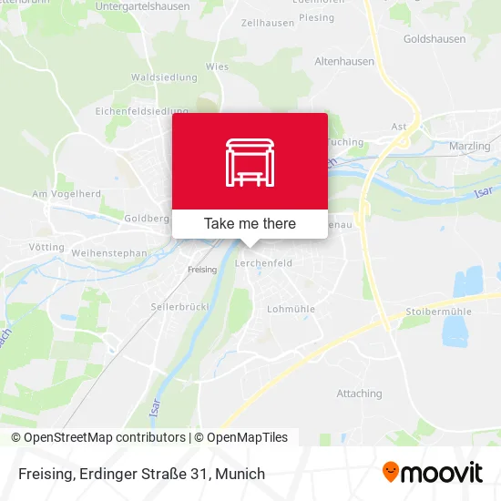 Карта Freising, Erdinger Straße 31